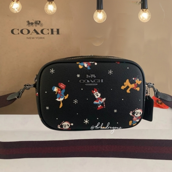 NWT COACH DISNEY 100 Holiday Christmas Mickey & the Gang Holiday Celebration - Picture 1 of 15